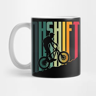 Oh Shift Bicycle Vintage Mug